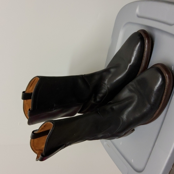 Frye Other - Frye roper boots men's size 9.5 D EUC black round toe